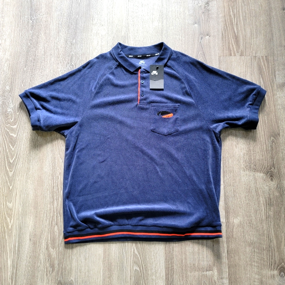 Brand New Nike Sb Skateboarding Terry Polo Mens Size Xl